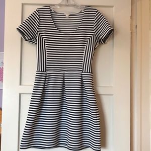 J Crew striped dress - size 10